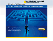 Tablet Screenshot of erfolgsweg.kaltenbach-training.de